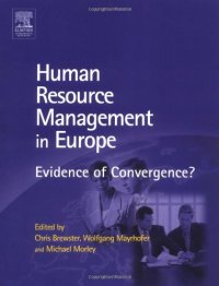 cover of the book HRM in Europe: Evidence of Convergence?