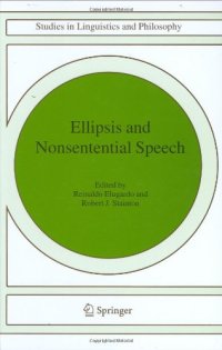 cover of the book Ellipsis and Nonsentential Speech