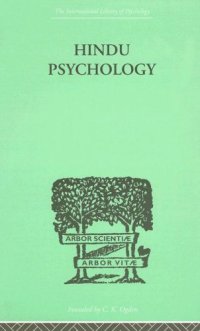 cover of the book Hindu Psychology : Its Meaning for the West (International Library of Psychology)