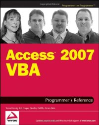 cover of the book Access 2007 VBA: Programmer’s Reference