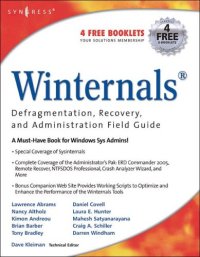 cover of the book Winternals: Defragmentation, Recovery, and Administration Field Guide