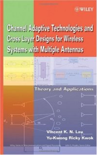 cover of the book Channel-Adaptive Technologies and Cross-Layer Designs for Wireless Systems with Multiple Antennas: Theory and Applications