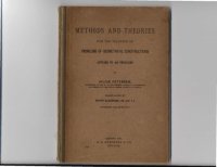 cover of the book Methods and Theories for the Solution of Problems of Geometrical Constructions Applied to 410 Problems