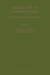 cover of the book Russia and its Constitution: Promise and Political Reality