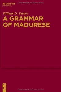 cover of the book A Grammar of Madurese (Mouton Grammar Library 50)