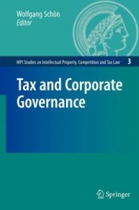 cover of the book Tax and Corporate Governance