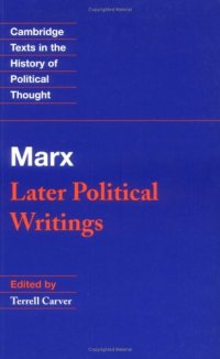 cover of the book Marx: Later Political Writings