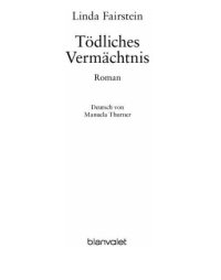 cover of the book Tödliches Vermächtnis