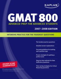 cover of the book Kaplan GMAT 800, 2007-2008 Edition