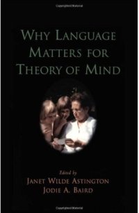 cover of the book Why Language Matters for Theory of Mind