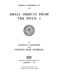 cover of the book Small Objects from the Pnyx I (Hesperia Supplement vol 7)