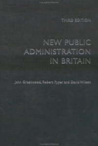 cover of the book New Public Administration in Britain