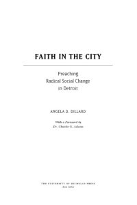 cover of the book Faith in the City: Preaching Radical Social Change in Detroit