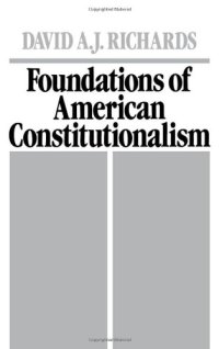 cover of the book Foundations of American Constitutionalism