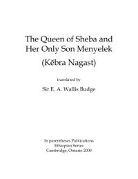 cover of the book The Queen of Sheba and Her Son Menyelek