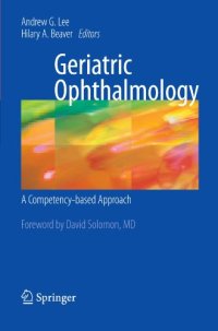 cover of the book Geriatric Ophthalmology: A Competency-based Approach