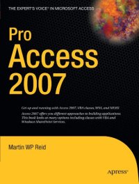 cover of the book Pro Access 2007