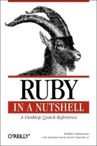 cover of the book Ruby in a Nutshell: A Desktop Quick Reference