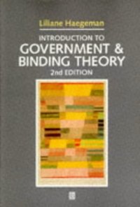 cover of the book Introduction to Government and Binding Theory (Blackwell Textbooks in Linguistics)