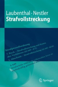 cover of the book Strafvollstreckung