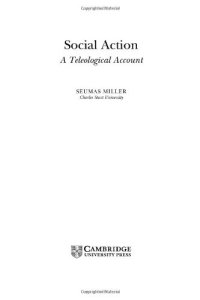 cover of the book Social Action: A Teleological Account