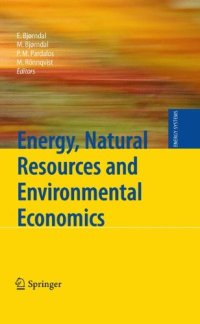 cover of the book Energy, Natural Resources and Environmental Economics