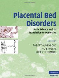 cover of the book Placental Bed Disorders: Basic Science and its Translation to Obstetrics