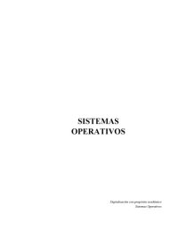 cover of the book Sistemas Operativos 2ed  Spanish