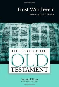 cover of the book The Text of the Old Testament: An Introduction to the Biblia Hebraica