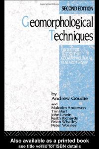 cover of the book Geomorphological Techniques