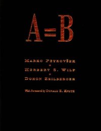 cover of the book A=B