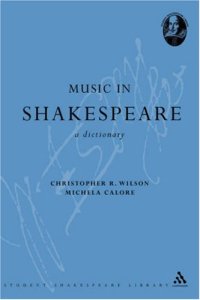 cover of the book Music in Shakespeare: A Dictionary