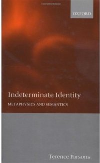 cover of the book Indeterminate Identity: Metaphysics and Semantics