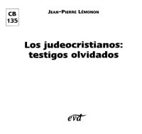 cover of the book Los Judeocristianos: Testigos Olvidados