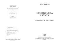 cover of the book Etnogeneza Hrvata = Ethnogeny of the Croats