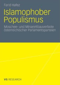 cover of the book Islamophober Populismus: Moschee- und Minarettbauverbote österreichischer Parlamentsparteien