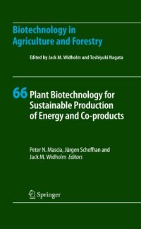 cover of the book Plant Biotechnology for Sustainable Production of Energy and Co-products