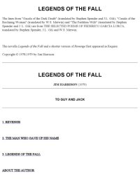 cover of the book Legends of the Fall (Paladin Books)