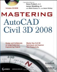 cover of the book Mastering AutoCAD Civil 3D 2008