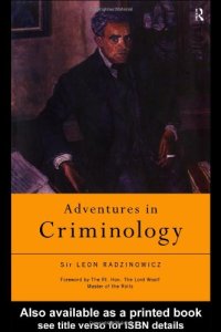 cover of the book Adventures in Criminology