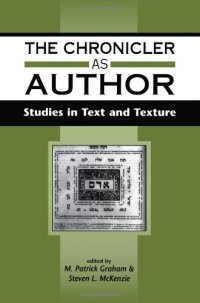 cover of the book The Chronicler As Author: Studies in Text and Texture (JSOT Supplement Series)