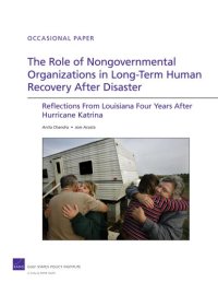 cover of the book The Role of Nongovernmental Organizations in Long-Term Human Recovery After Disaster: Reflections From Louisiana Four Years After Hurricane Katrina