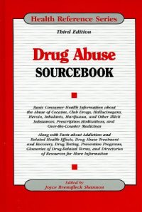 cover of the book Drug Abuse Sourcebook, Third Edition