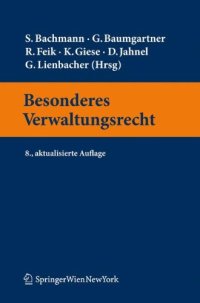 cover of the book Besonderes Verwaltungsrecht