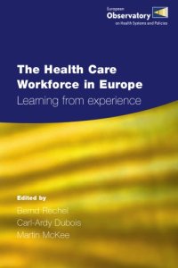 cover of the book The Health Care Workforce in Europe: Learning from Experience