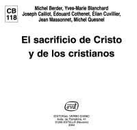 cover of the book El Sacrificio de Cristo y de los Cristianos