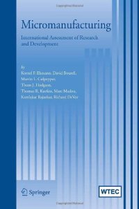 cover of the book Micromanufacturing: International Research and Development