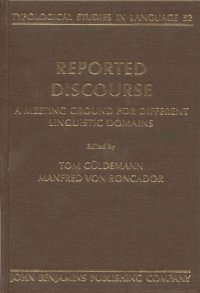 cover of the book Reported Discourse: A Meeting Ground for Different Linguistic Domains