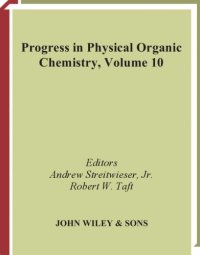 cover of the book Progress in Physical Organic Chemistry, Volume 10