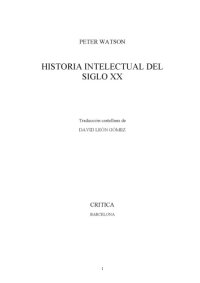 cover of the book Historia Intelectual del Siglo XX